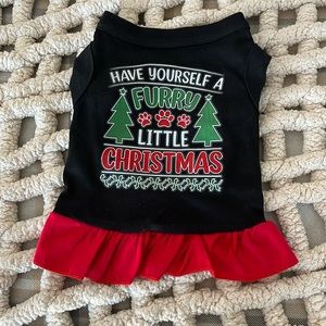 Christmas puppy onesie